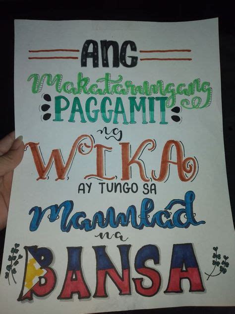 slogan lettering tagalog|5 Lettering Ideas for Slogan Making .